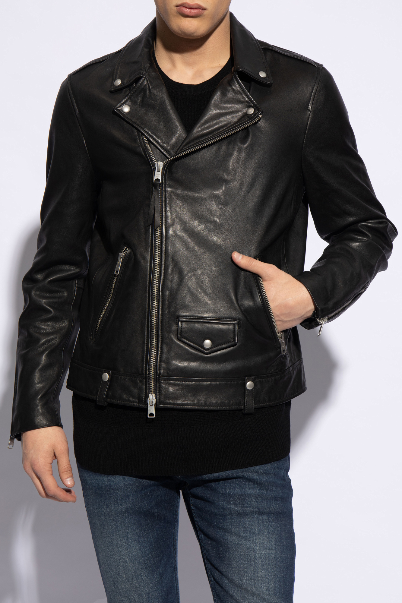 AllSaints 'Milo' biker jacket | Men's Clothing | Vitkac